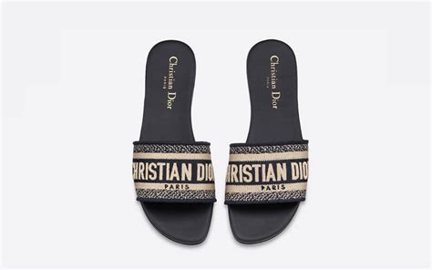 christian dior slippers blauw|Christian Dior slippers original.